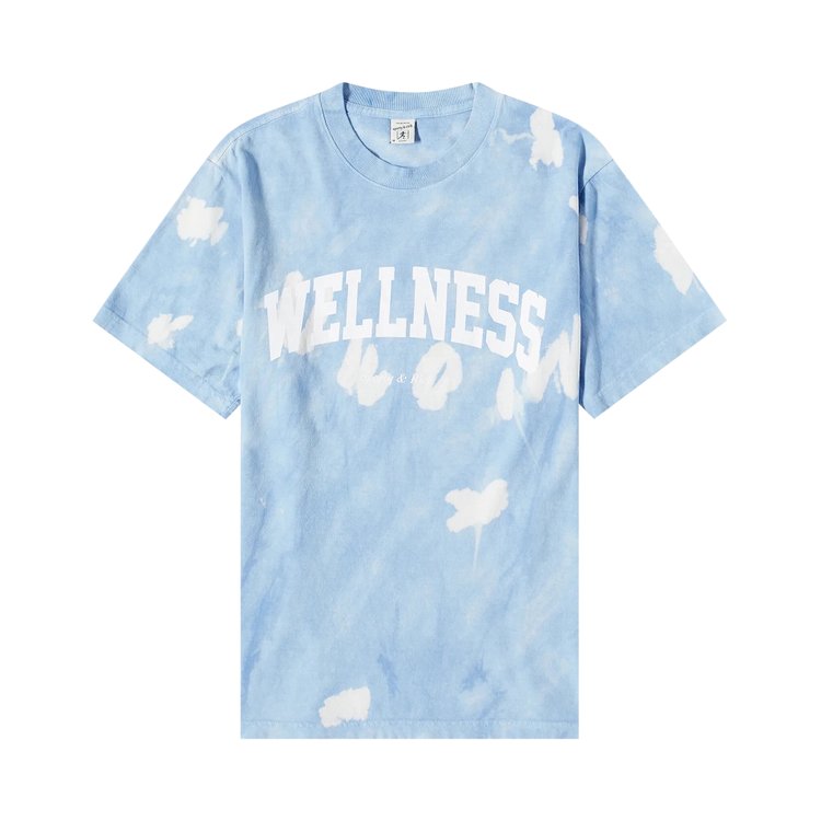 

Футболка Sporty & Rich Wellness Ivy Tie Dye 'Hydrangea', розовый