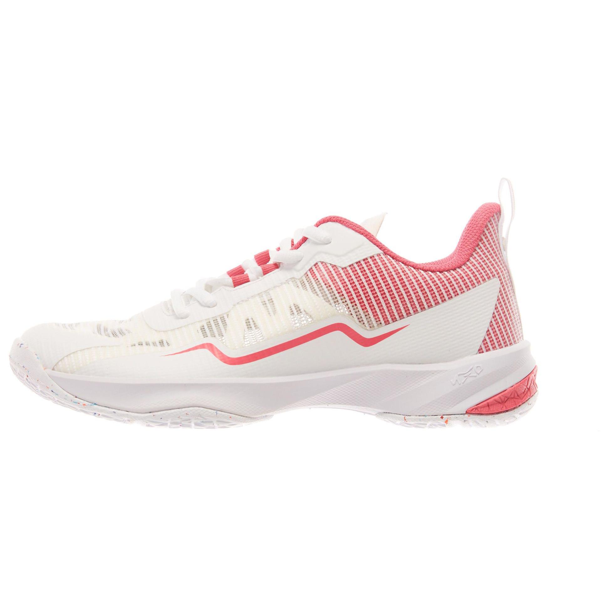 

Кроссовки DECATHLON Badminton Shoes Women's Low-top, цвет Snow white/pink magenta