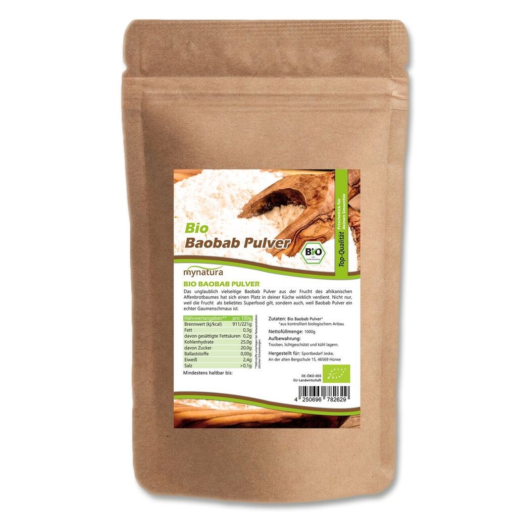 

MynaturaBaobab порошок 1 кг 2 пакетика My Natura