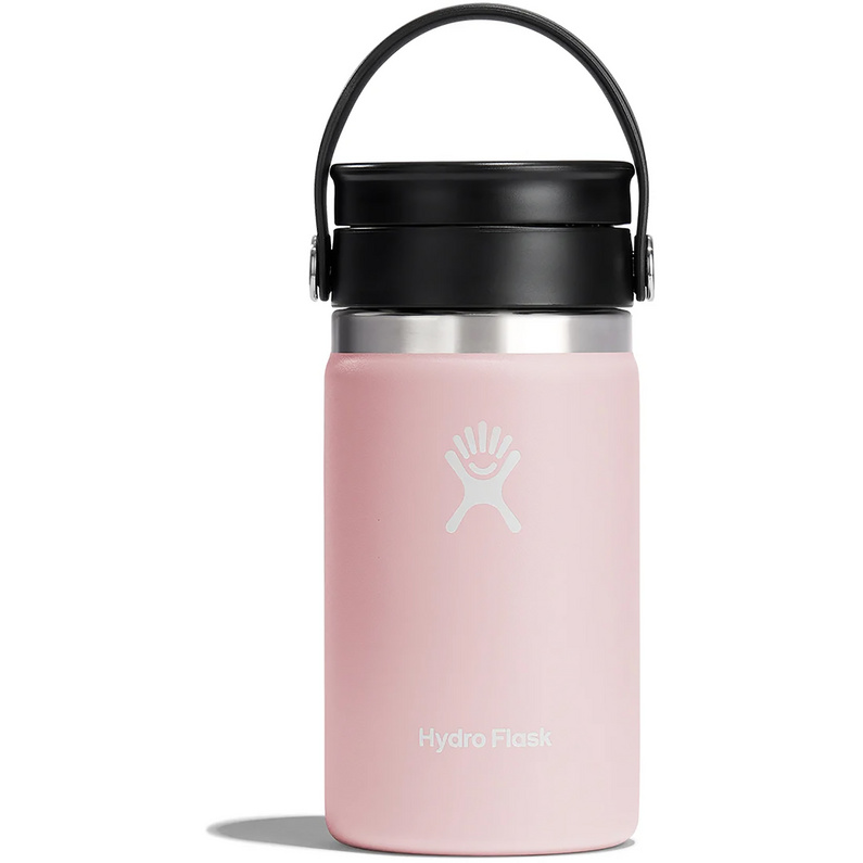 

Изолированная бутылка с гибкой крышкой емкостью 12 унций Hydro Flask, розовый