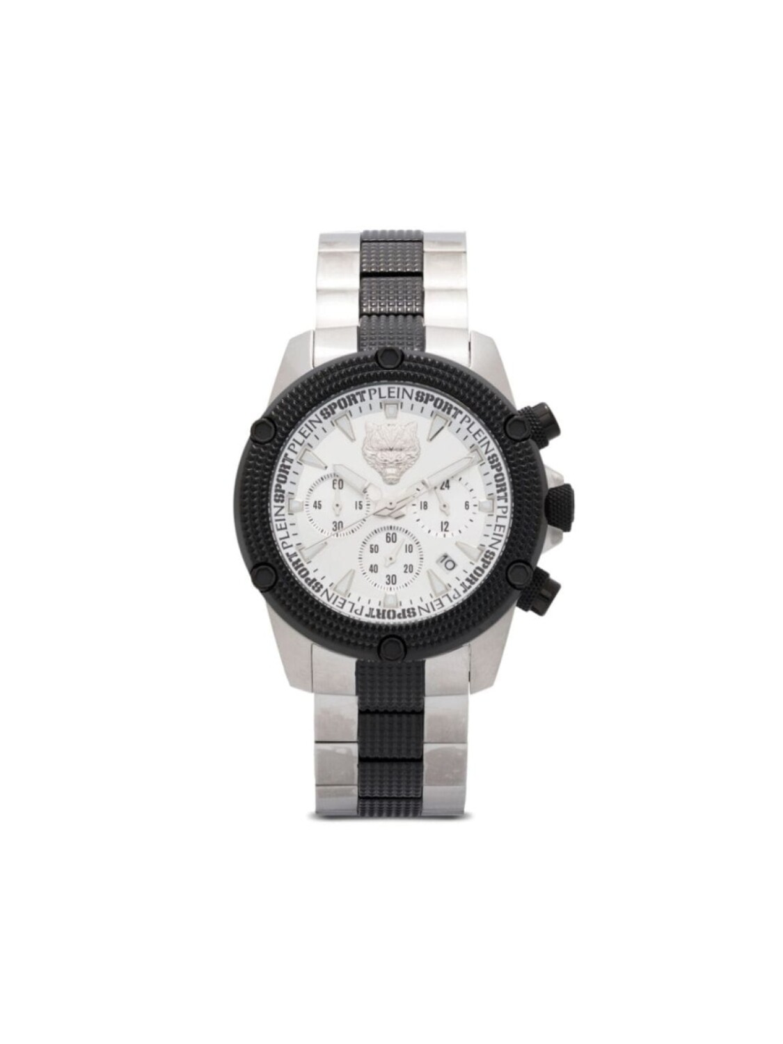 

Plein Sport наручные часы Hurricane Chrono 44 мм, серебристый