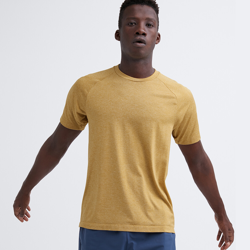 

Мужская футболка Uniqlo DRY-EX влагоотводящая, желтый