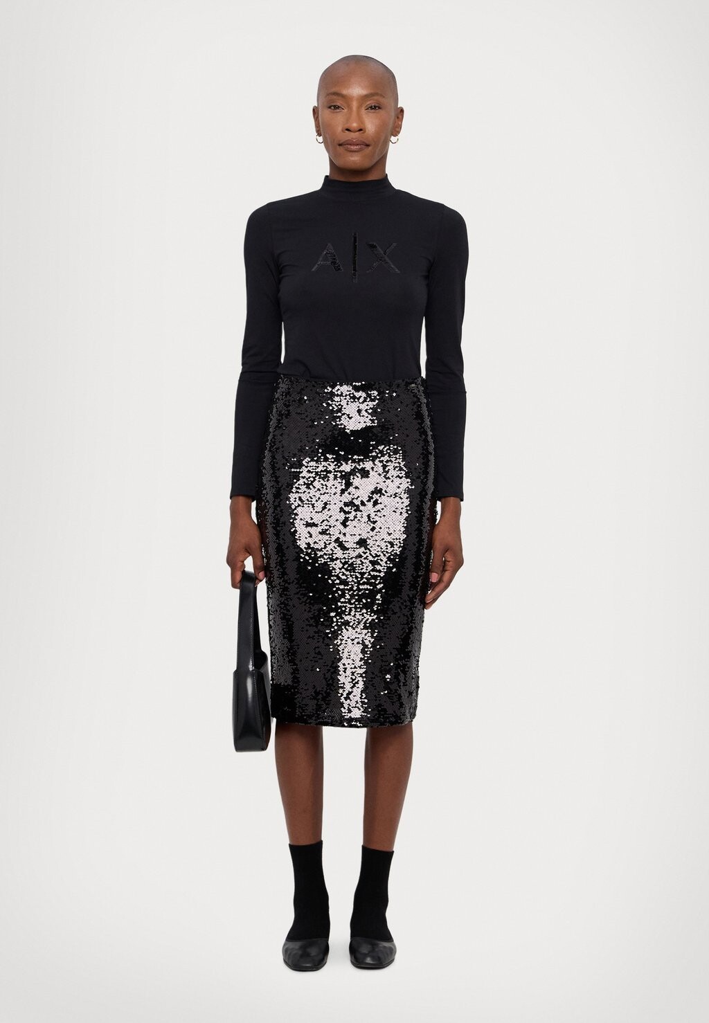 

Юбка-карандаш SKIRT Armani Exchange, черный