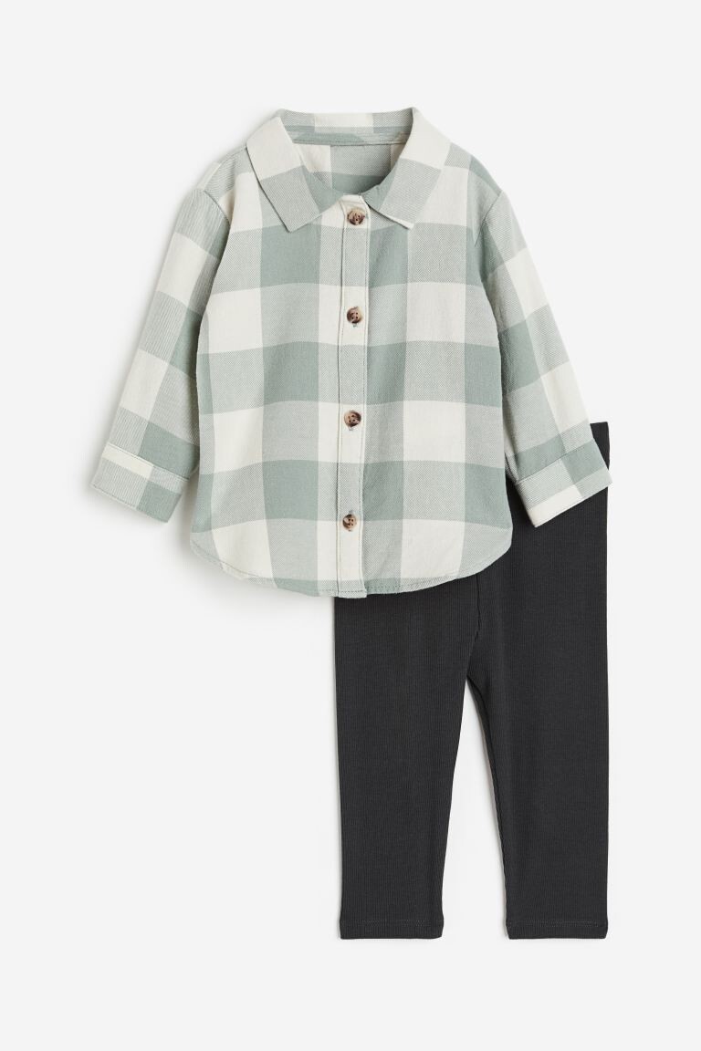 

Комплект из 2 рубашек и леггинсов H&M