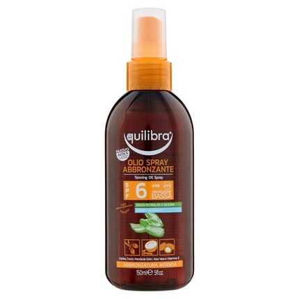 

Спрей для загара Solari Spf 6 с алоэ вера и витамином Е 150 мл, Equilibra