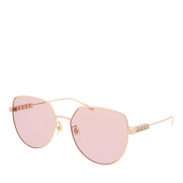 

Солнцезащитные очки gg1435sa gold-gold-pink Gucci, желтый