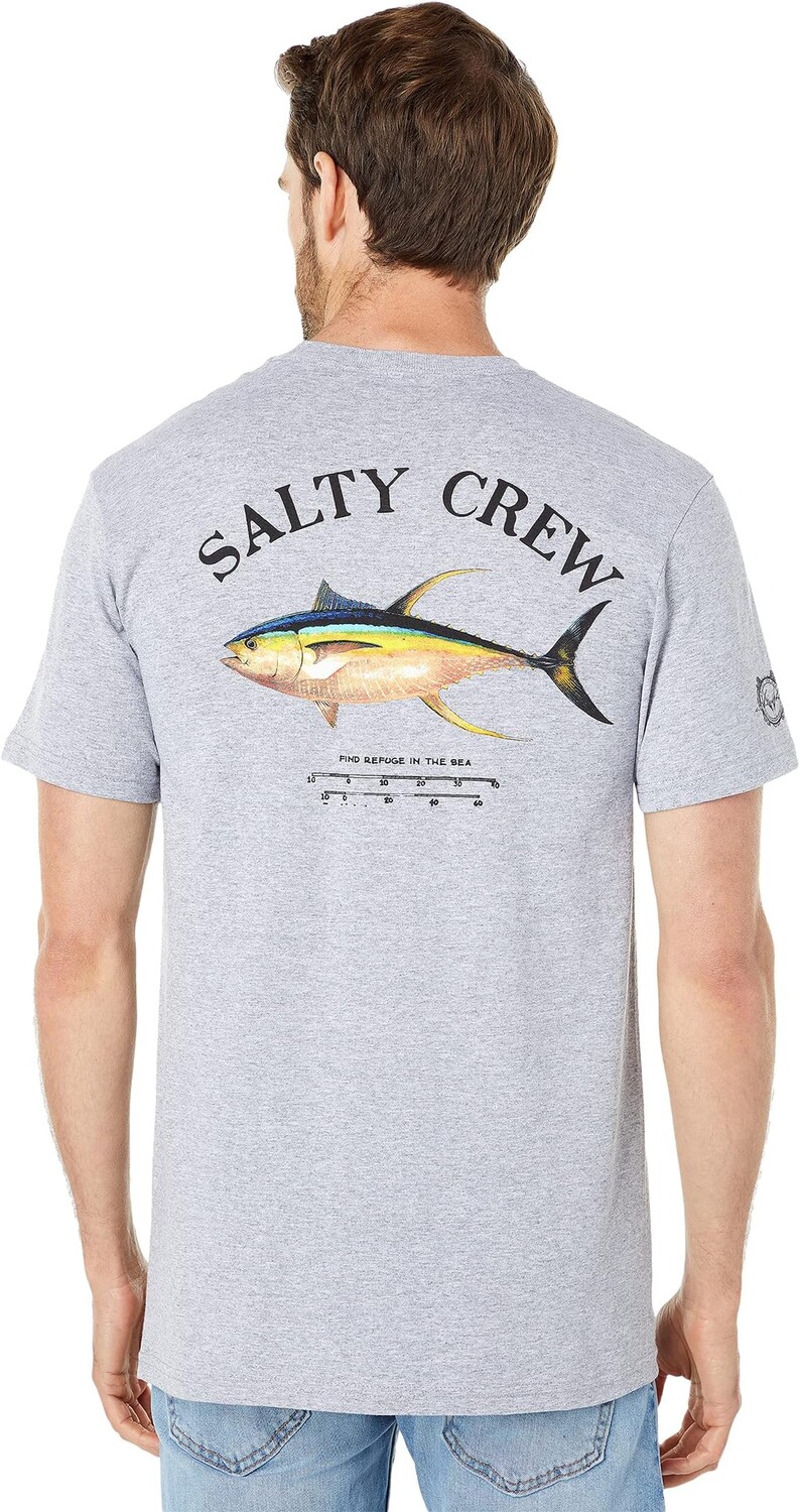 

Футболка Salty Crew Ahi Mount Short Sleeve Tee, цвет Grey Heather