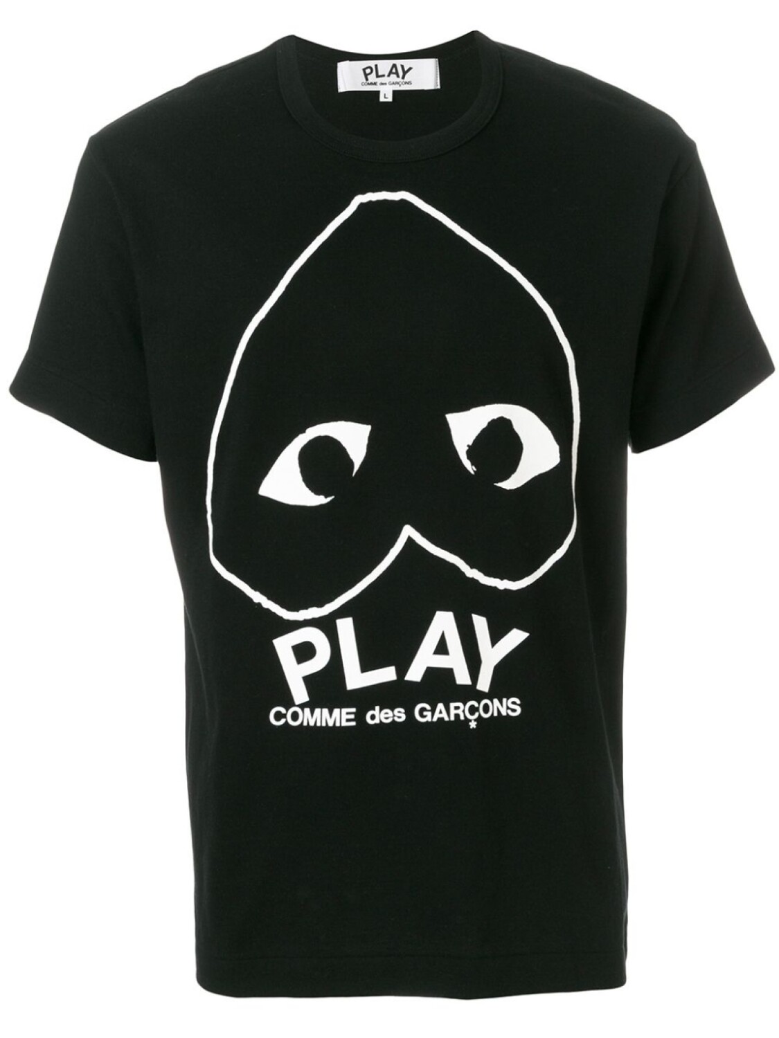 

Comme Des Garçons Play heart motif T-shirt, черный