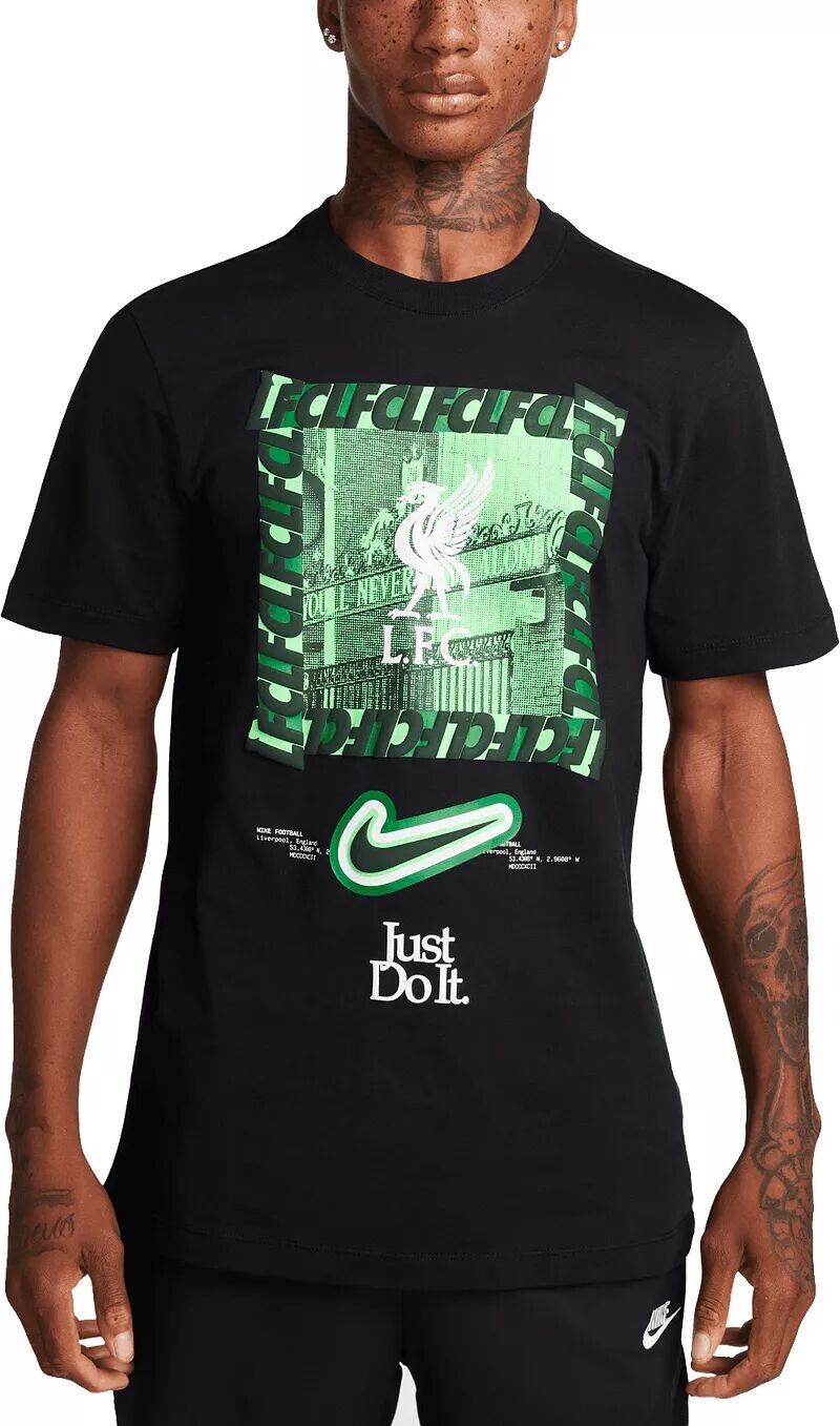 

Черная футболка Nike Liverpool FC 2023 New DNA