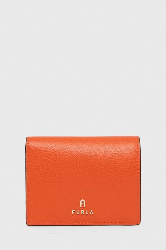 

Кожаный кошелек Furla, оранжевый