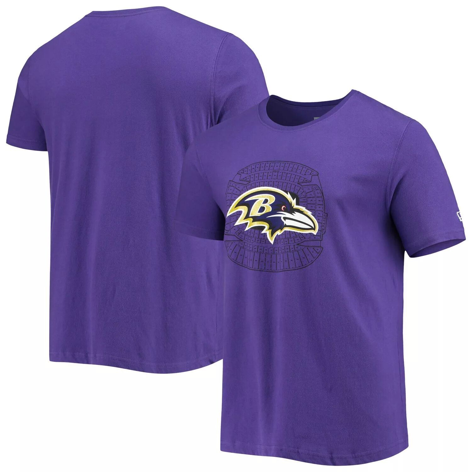 

Мужская фиолетовая футболка Baltimore Ravens Stadium New Era, Фиолетовый