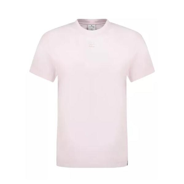 

Футболка ac straight t-shirt - cotton - powder Courrèges, розовый