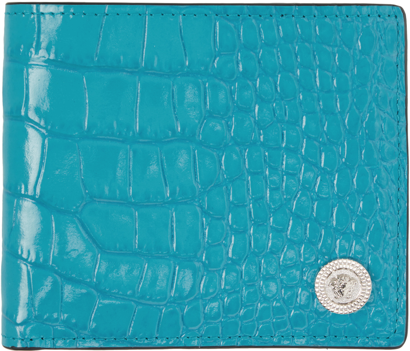 Синий - кошелек Medusa Biggie Versace