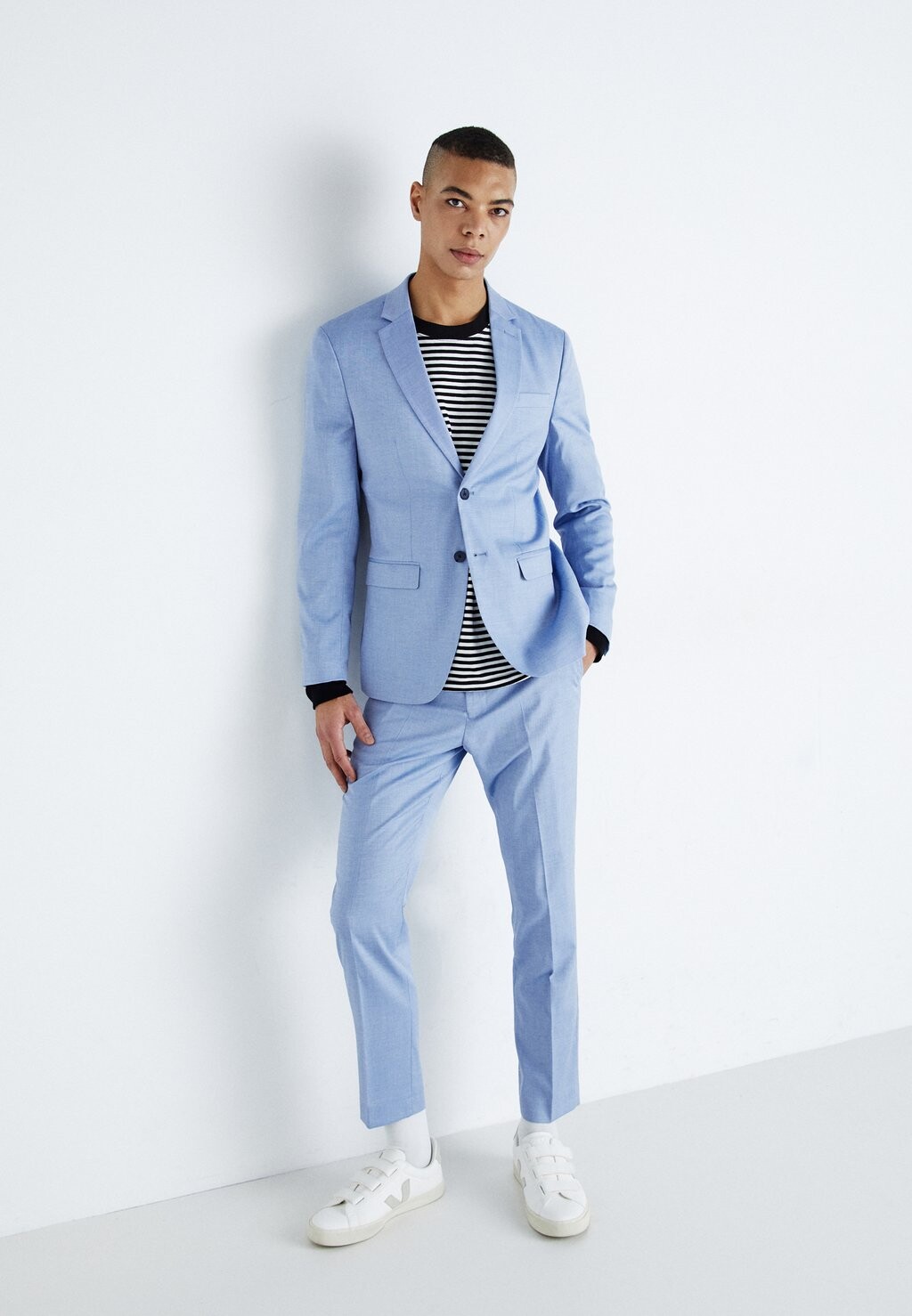 

Костюм SLHSLIM CEDRIC STRUCTURE Selected Homme, цвет light blue