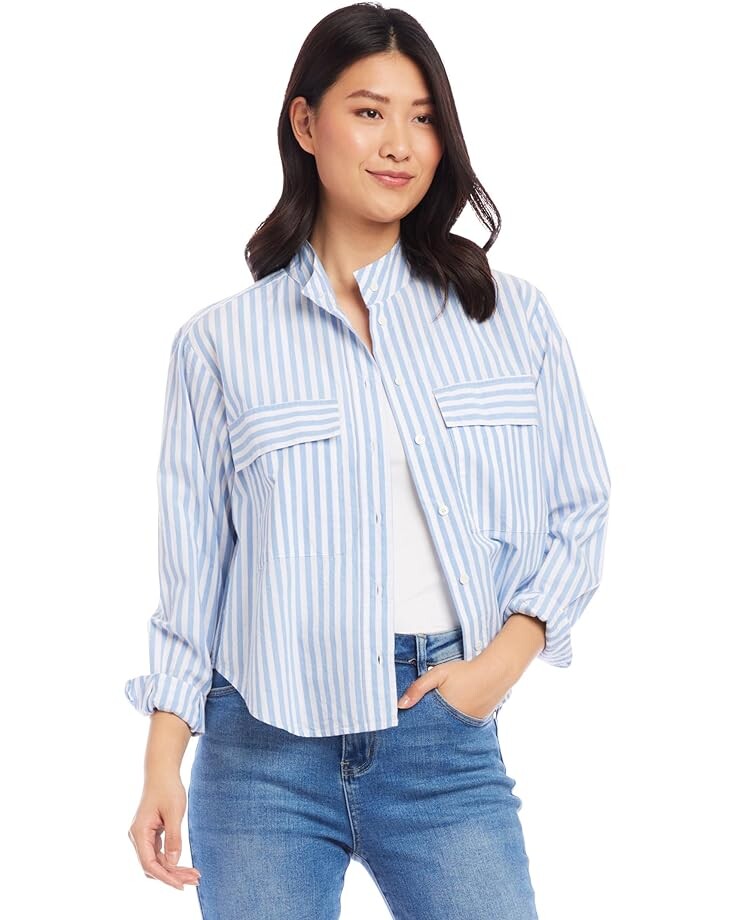 

Куртка Karen Kane Shirt, цвет Stripe