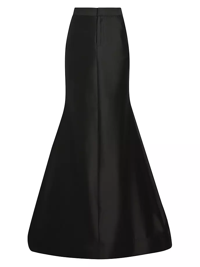 Длинная юбка Tuxedo Trumpet Rosie Assoulin, черный