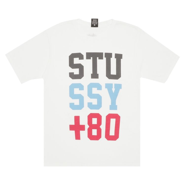 

Футболка Stussy +80 'White', белый