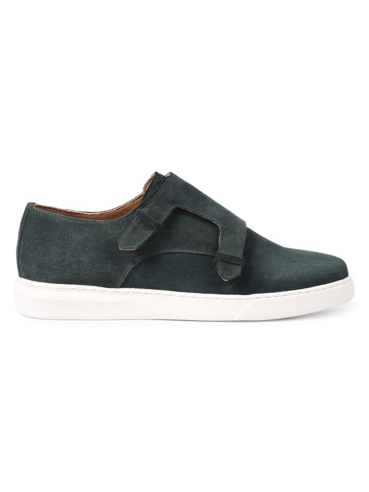 

Кроссовки Comfort Mulberry из замши с двумя монками Vellapais, темно-зеленый