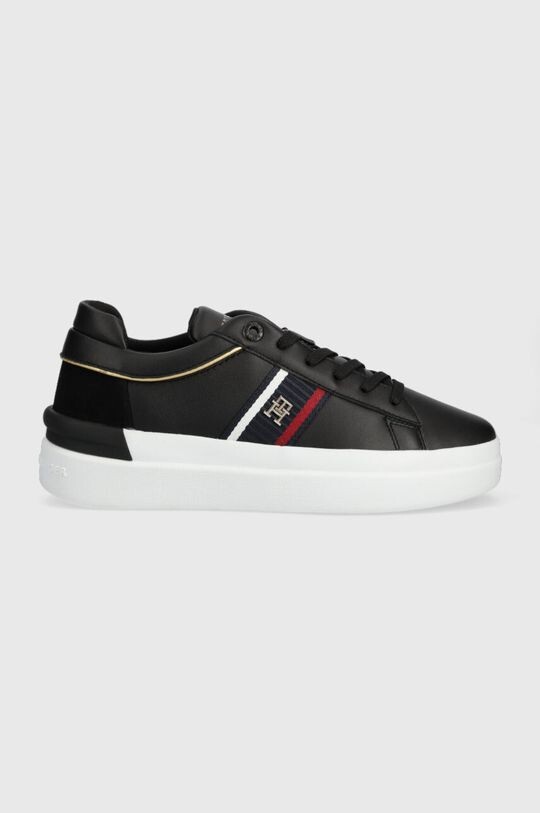 

Кожаные кроссовки CORP WEBBING COURT Tommy Hilfiger, черный
