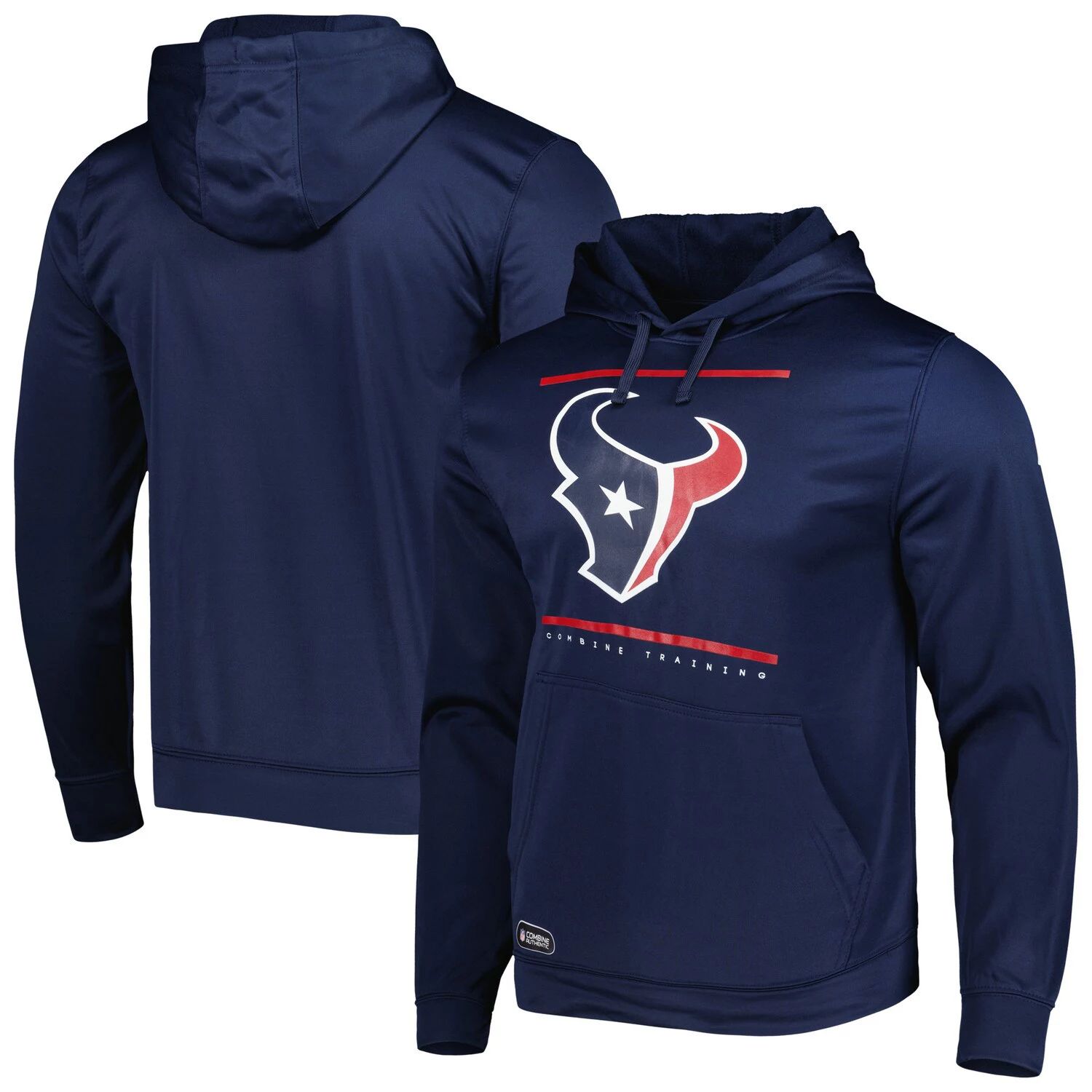 

Мужской темно-синий пуловер с капюшоном Houston Texans Joint Authentic Split Defense New Era