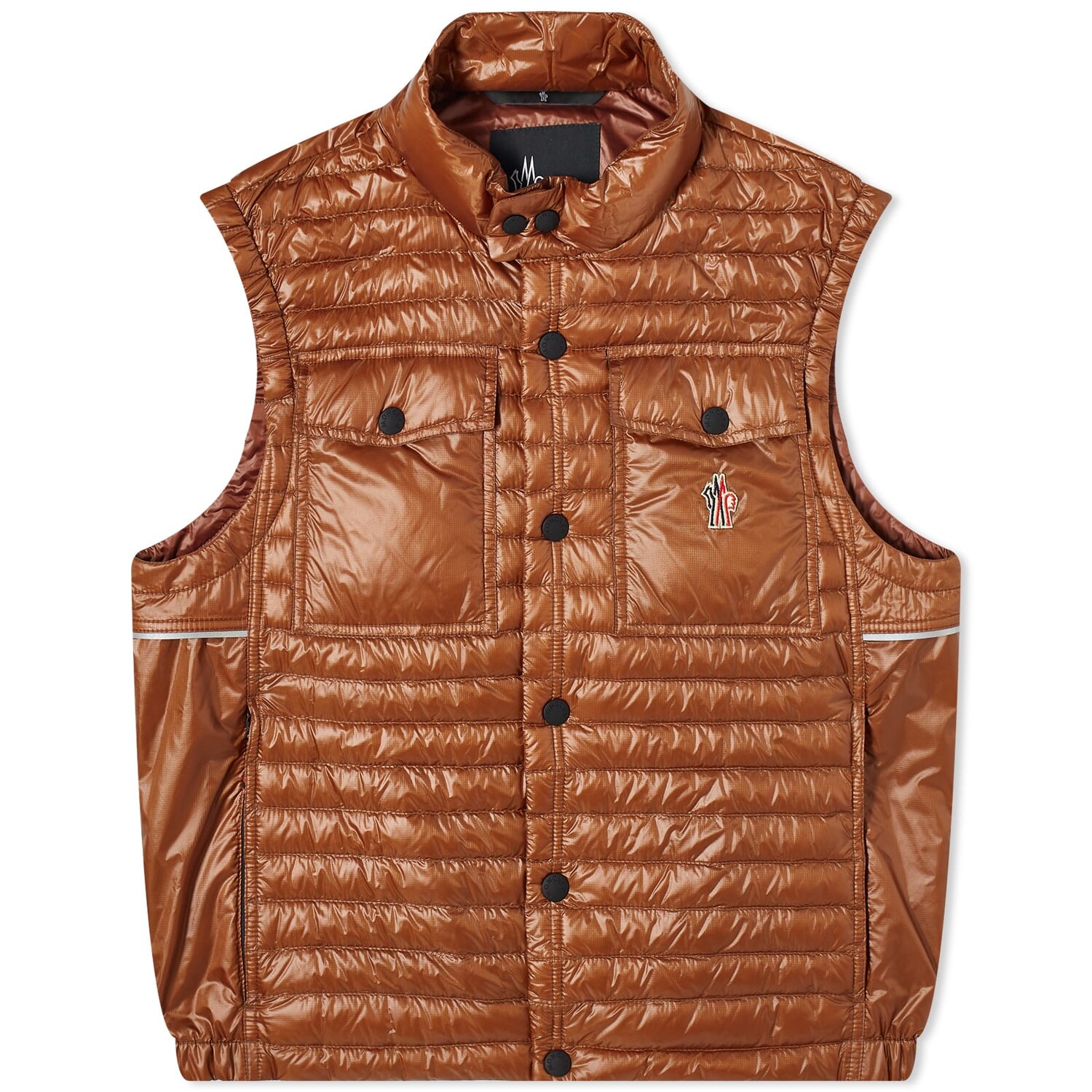 

Жилет Moncler Grenoble Ollon Micro Ripstop Gilet, цвет Rust
