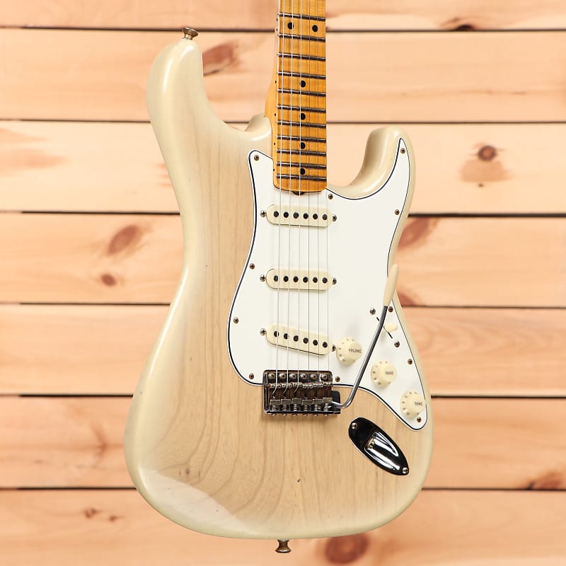 Электрогитара Fender Custom Shop Postmodern Stratocaster Journeyman Relic - Natural Blonde - XN15657 - PLEK'd