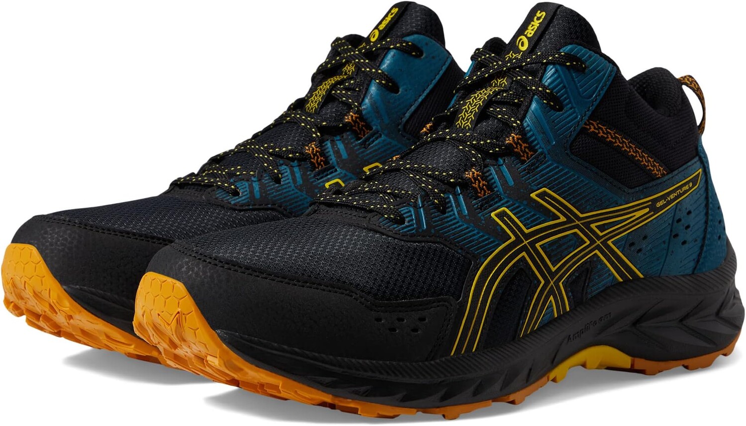 

Кроссовки GEL-Venture 9 MT ASICS, цвет Black/Golden Yellow