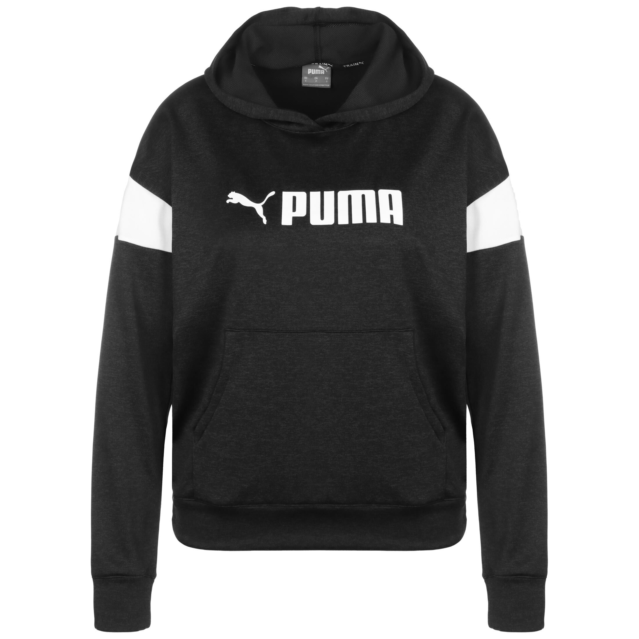Толстовка Puma Trainingskapuzenpullover Fit Tech Knit, черный