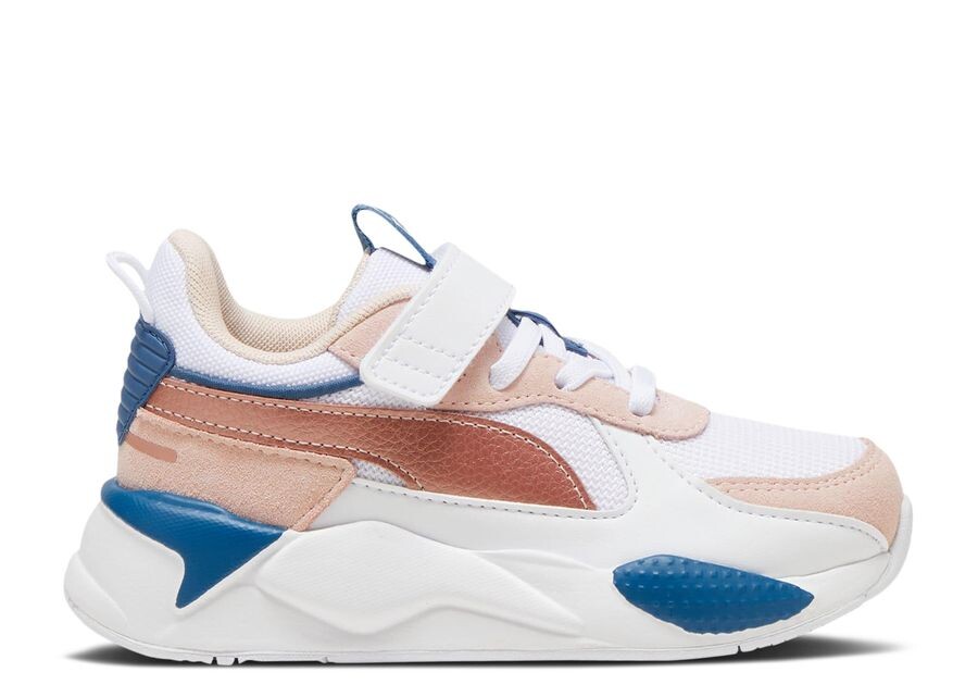 

Кроссовки Puma RS X Metallic AC+ Little Kid, цвет White Island Pink