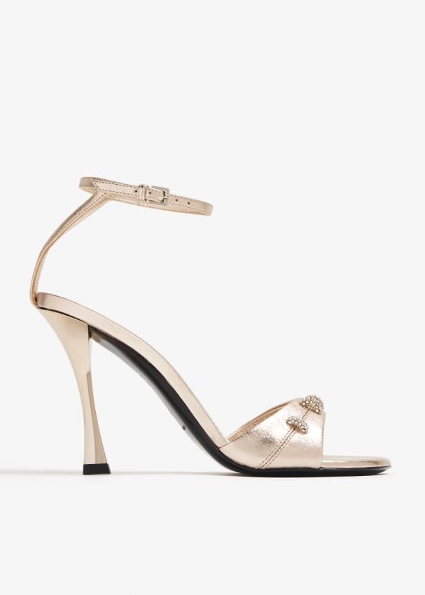 

Сандалии Givenchy Stitch, золотой
