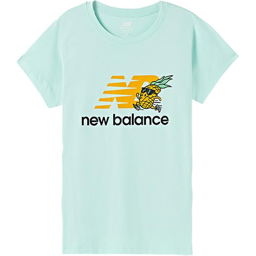 

Футболка женская светло-зеленая New Balance