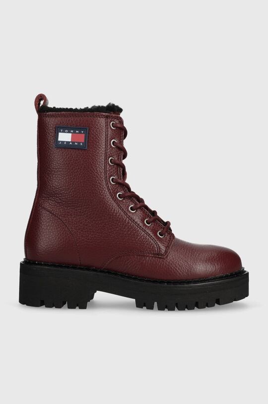 

Кожевники TJW URBAN BOOT TUMBLED LTR WL Tommy Jeans, бордовый