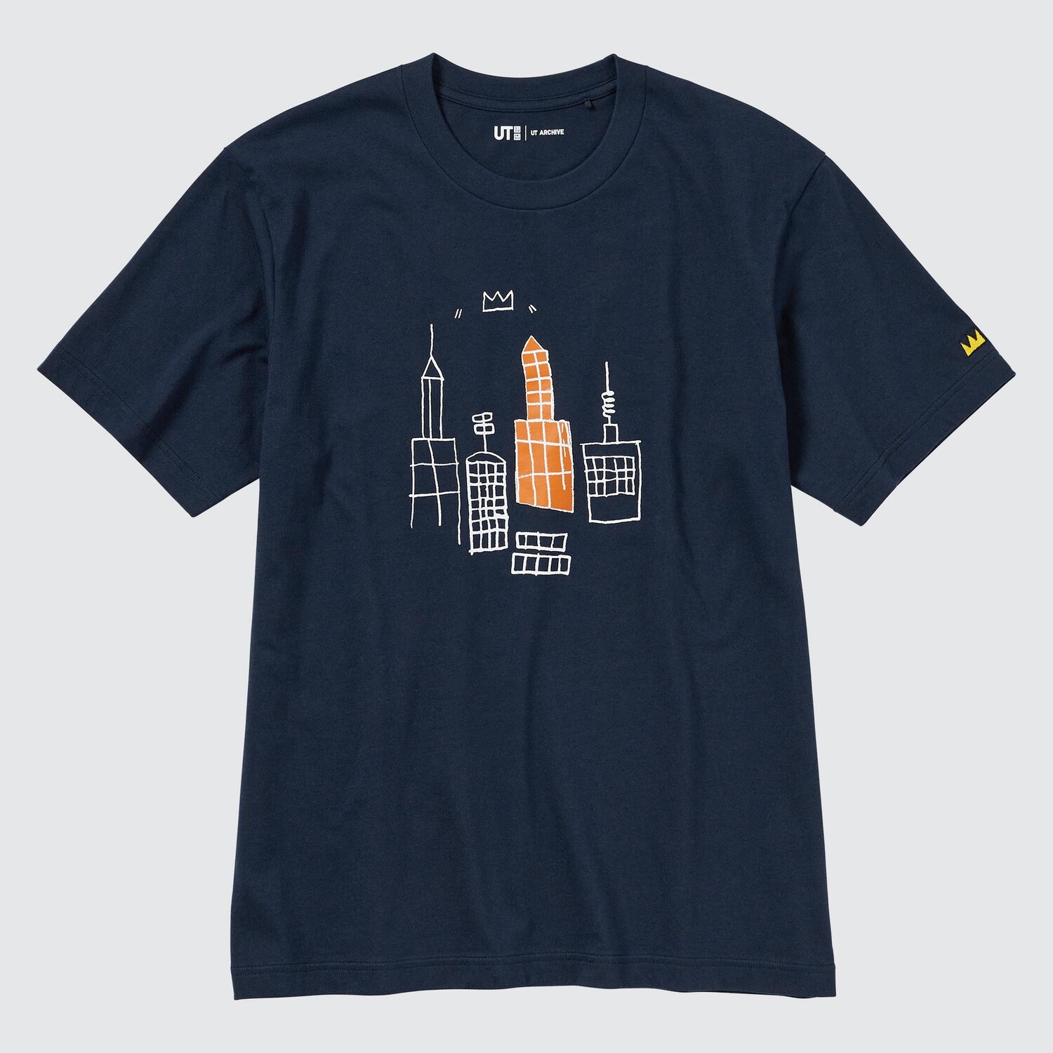 

Футболка Uniqlo Ut Archive Ny Pop Art Jean-Michel Basquiat, темно - синий