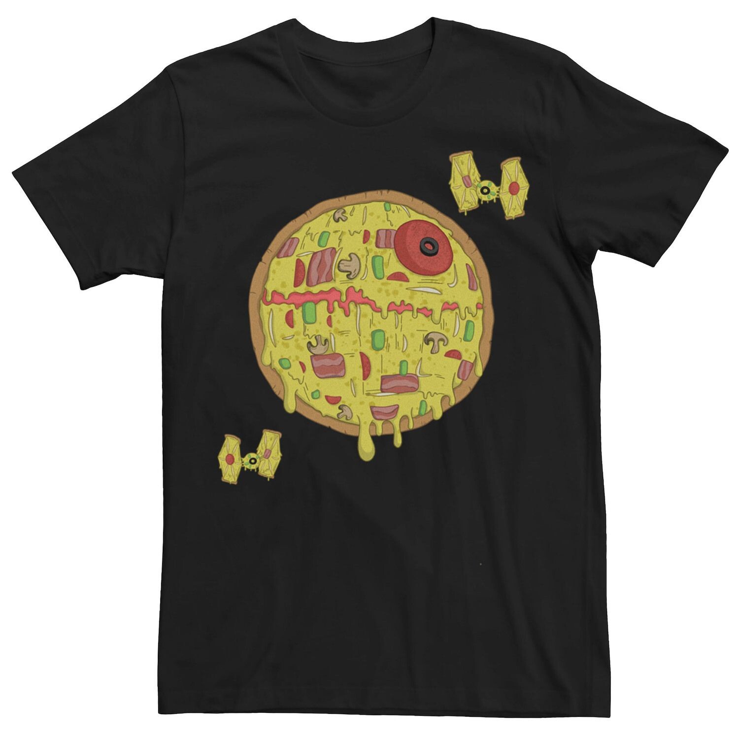 

Мужская футболка Death Star Pizza Star Wars