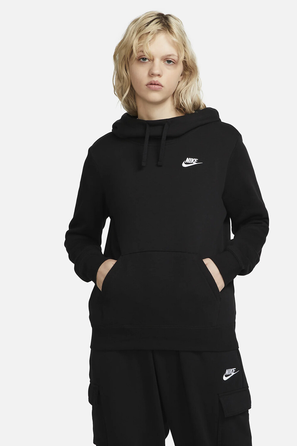 

Толстовка - Черный - Классический крой Nike, черный