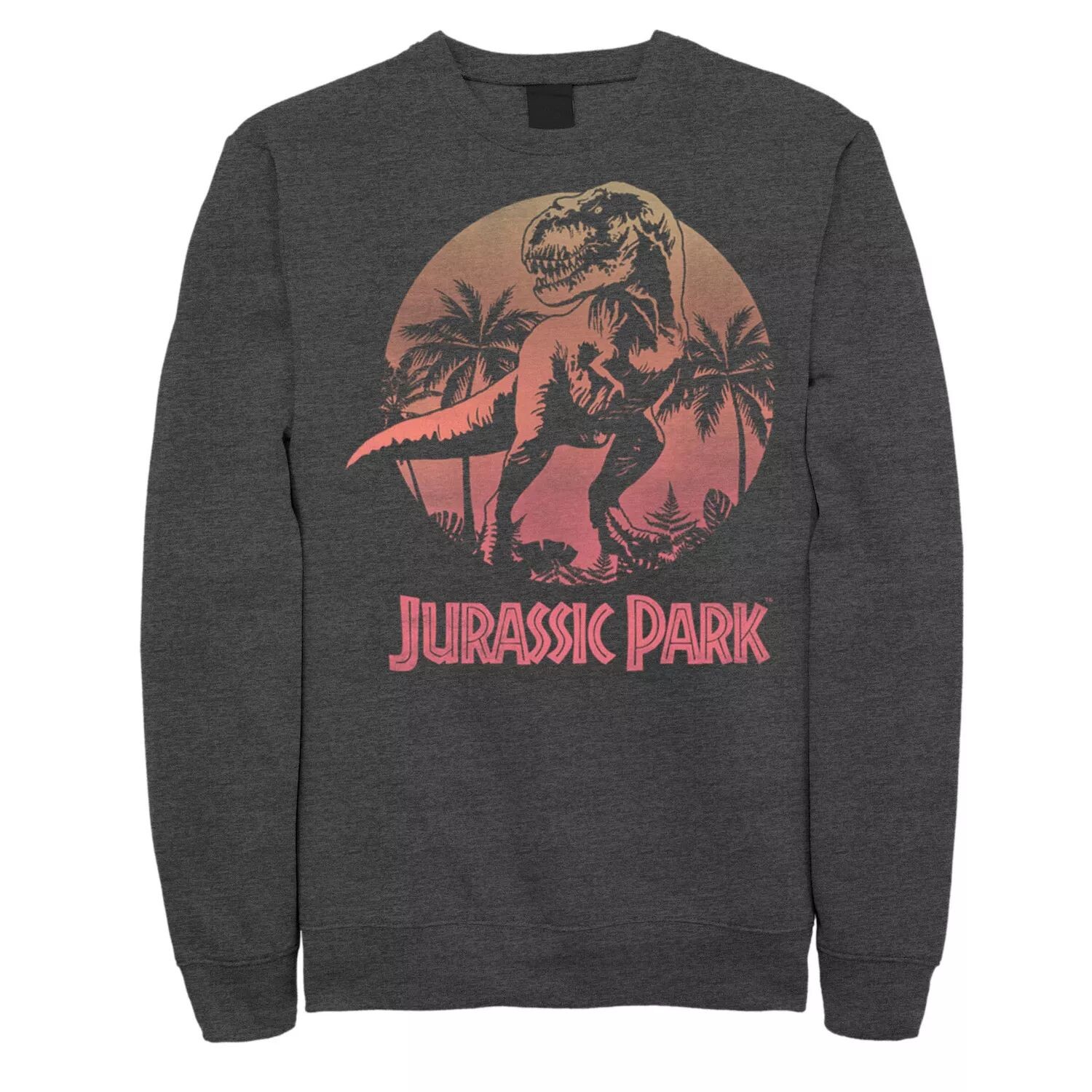 

Мужской свитшот T-Rex Gradient Sunset Jurassic Park
