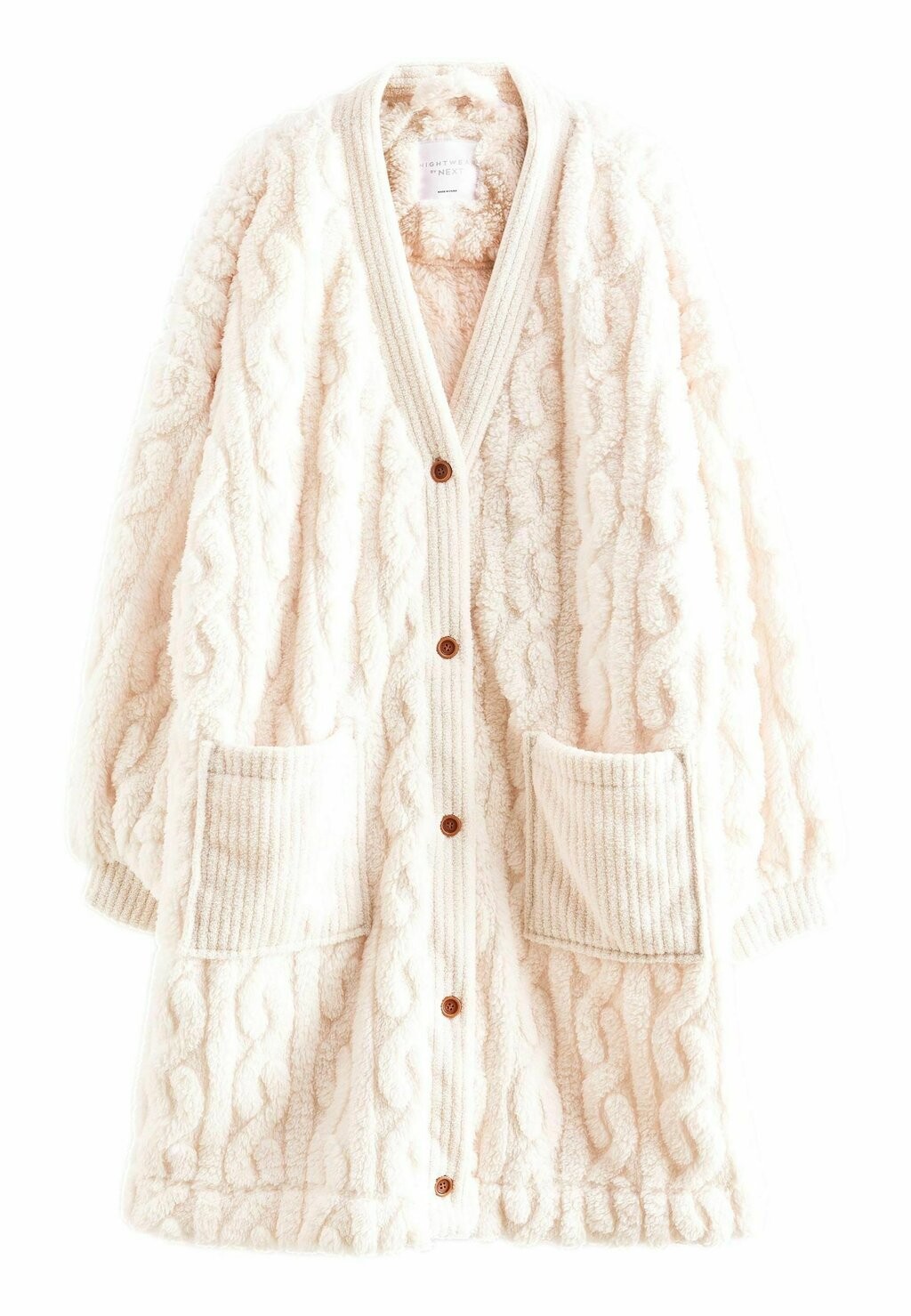 

Кардиган Cable Regular Fit Next, цвет cream