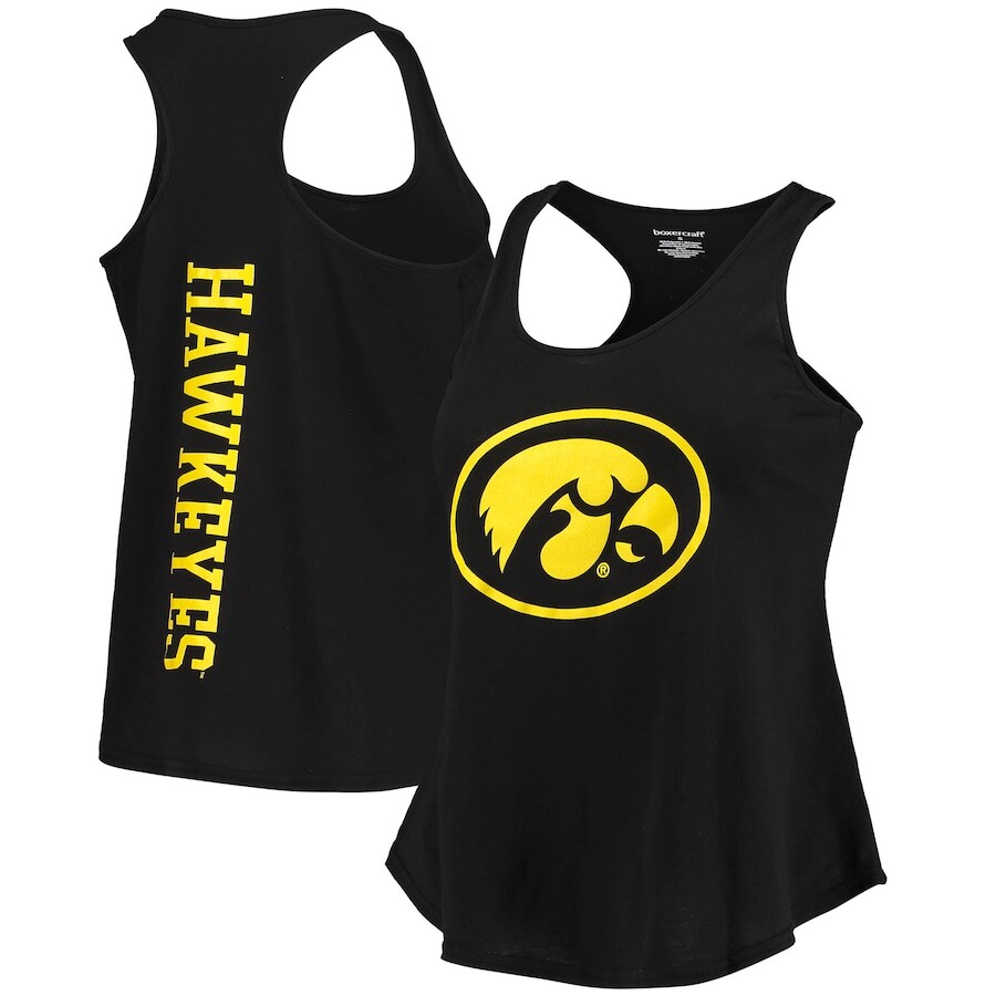 

Топ Boxercraft Iowa Hawkeyes, черный