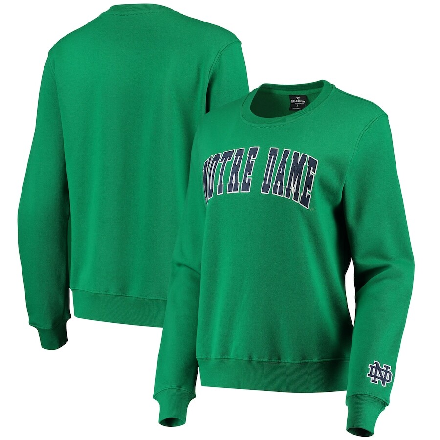

Толстовка Colosseum Notre Dame Fighting Irish, зеленый