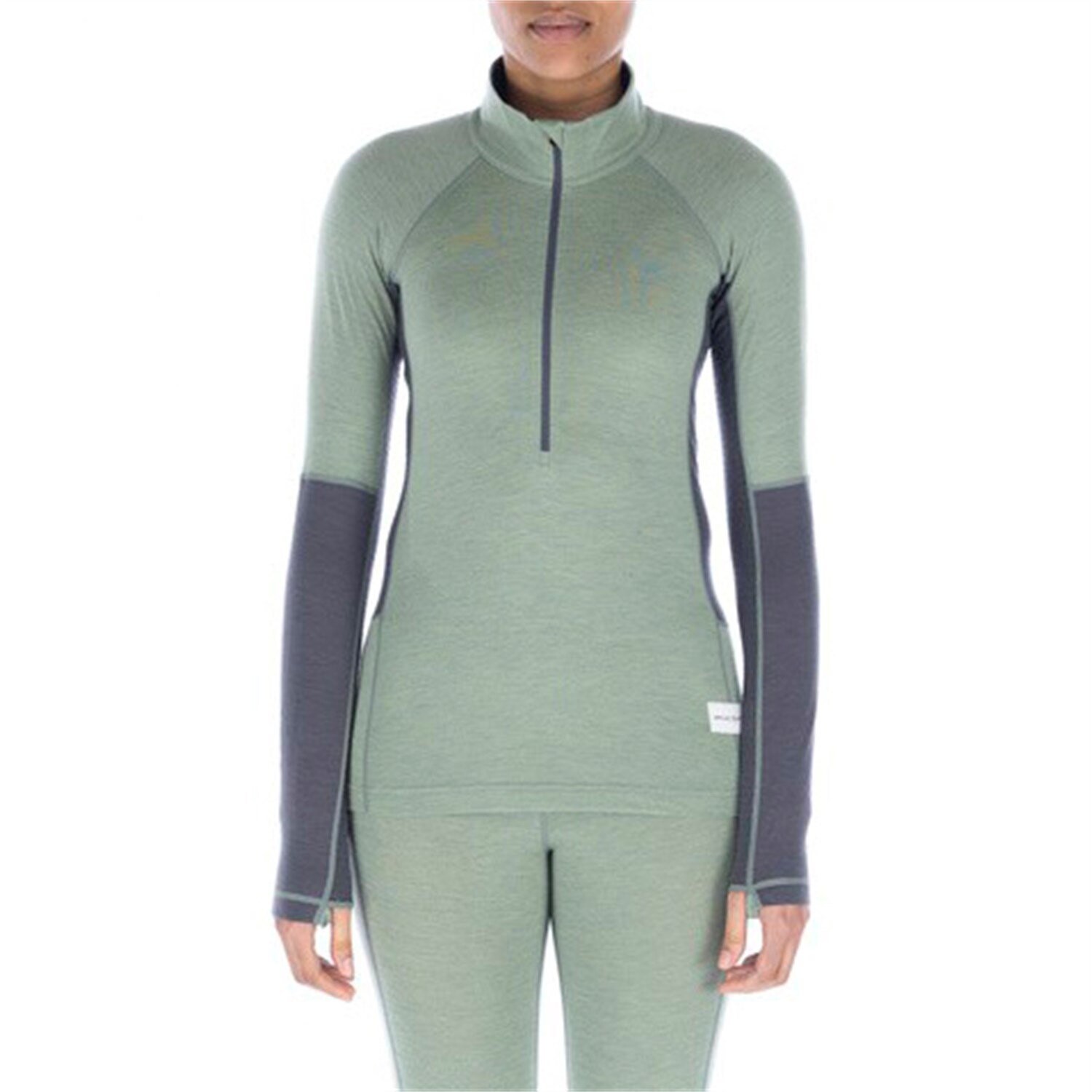 

Топ Artilect Flatiron 185 1/4 Zip, цвет Sea Spray/Ash