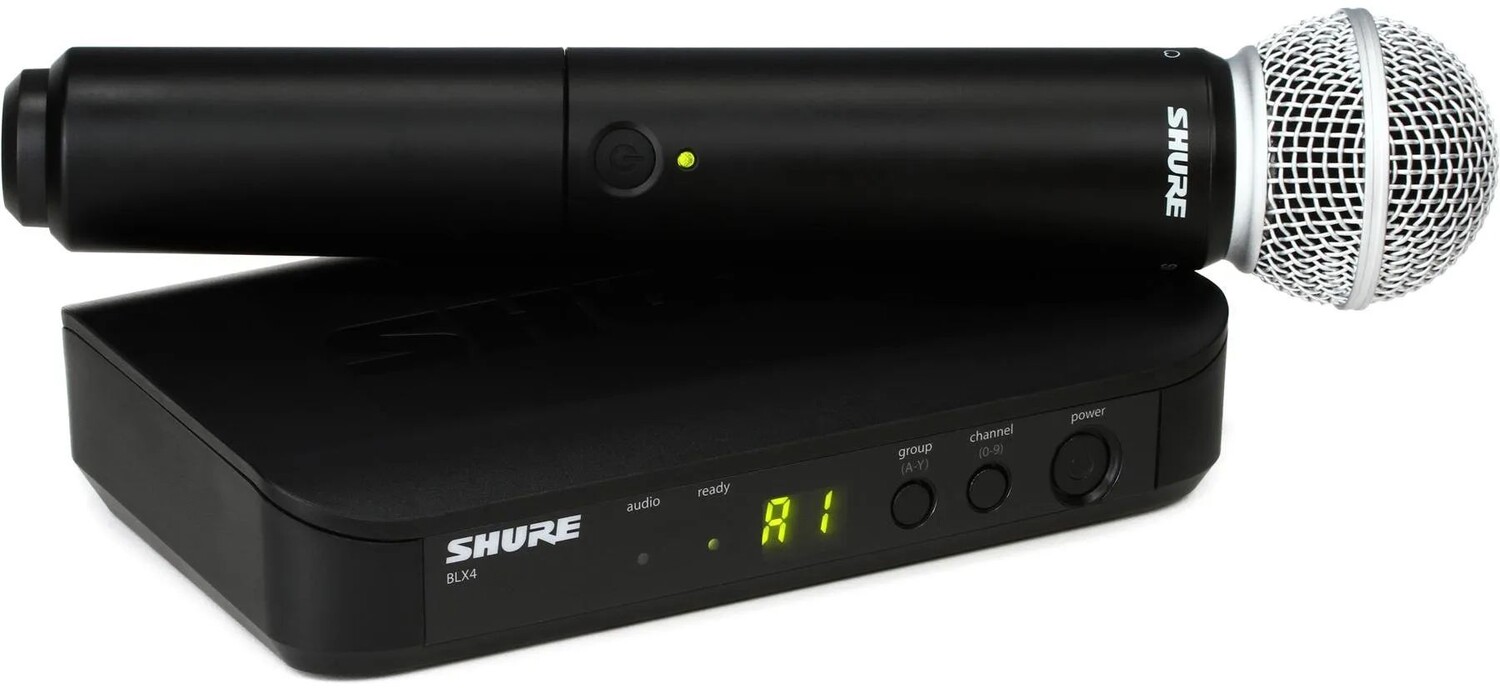 

Беспроводная ручная микрофонная система Shure BLX24/SM58 — диапазон H10