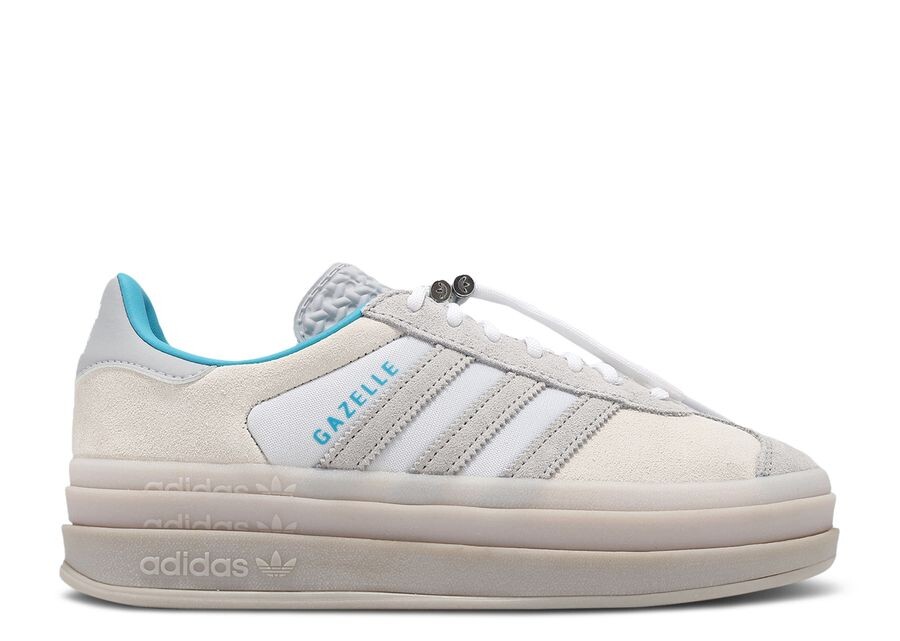 

Кроссовки adidas ORDINARY PEOPLE X Wmns Gazelle Bold, цвет City Of Seoul Pack White