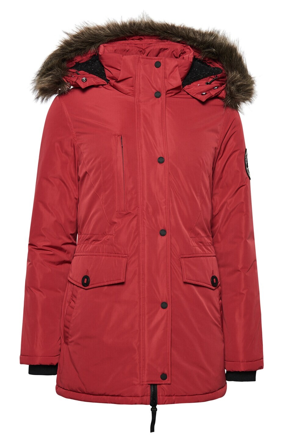 

Зимняя парка Superdry Ashley, карминно-красный
