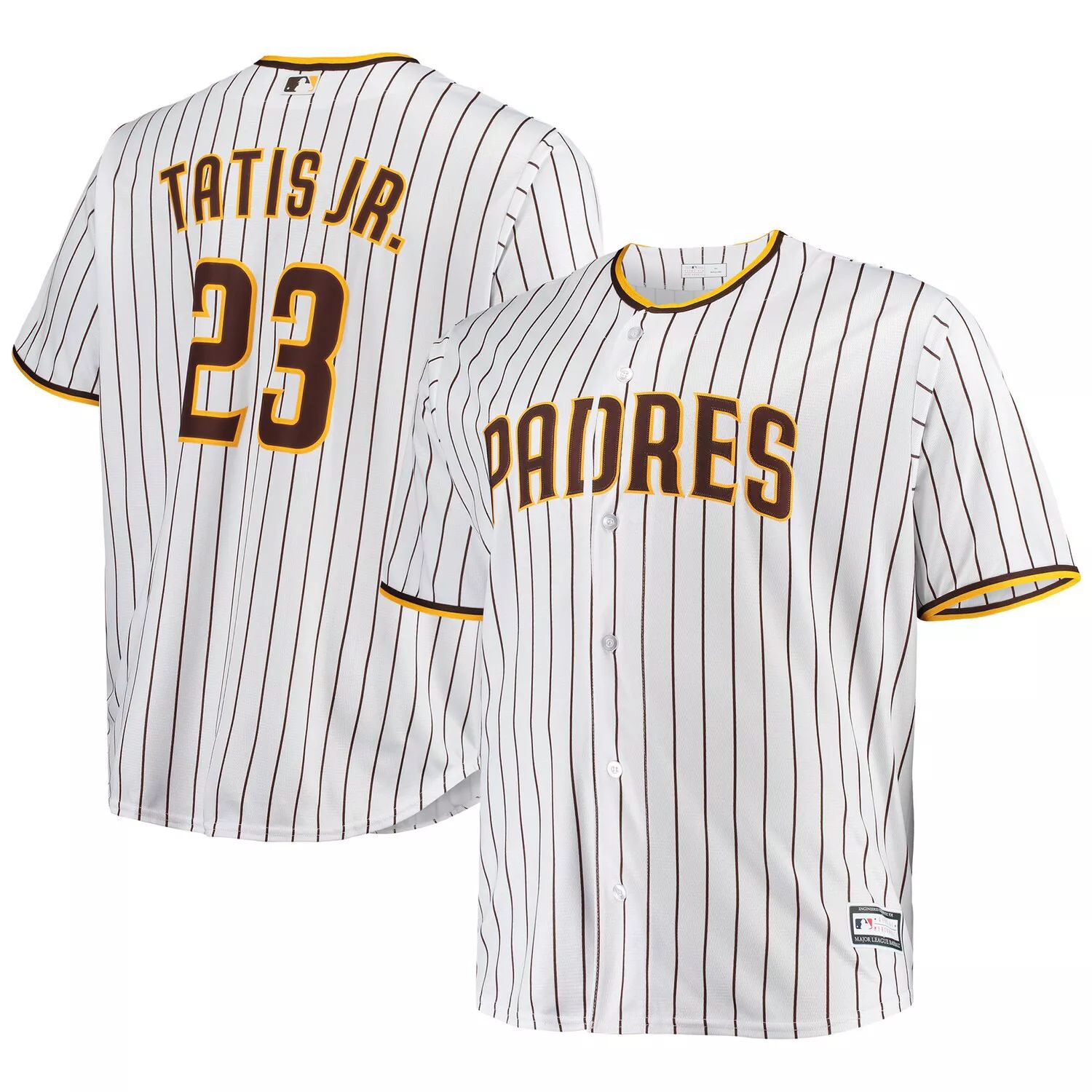 Мужская белая футболка Fernando Tatis Jr. San Diego Padres Big & Tall Replica Player