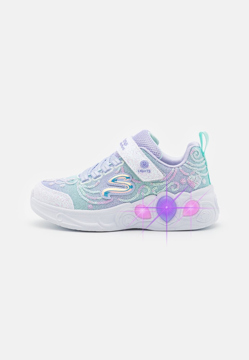 

Кроссовки низкие PRINCESS WISHES Skechers, цвет lavender/multi-coloured