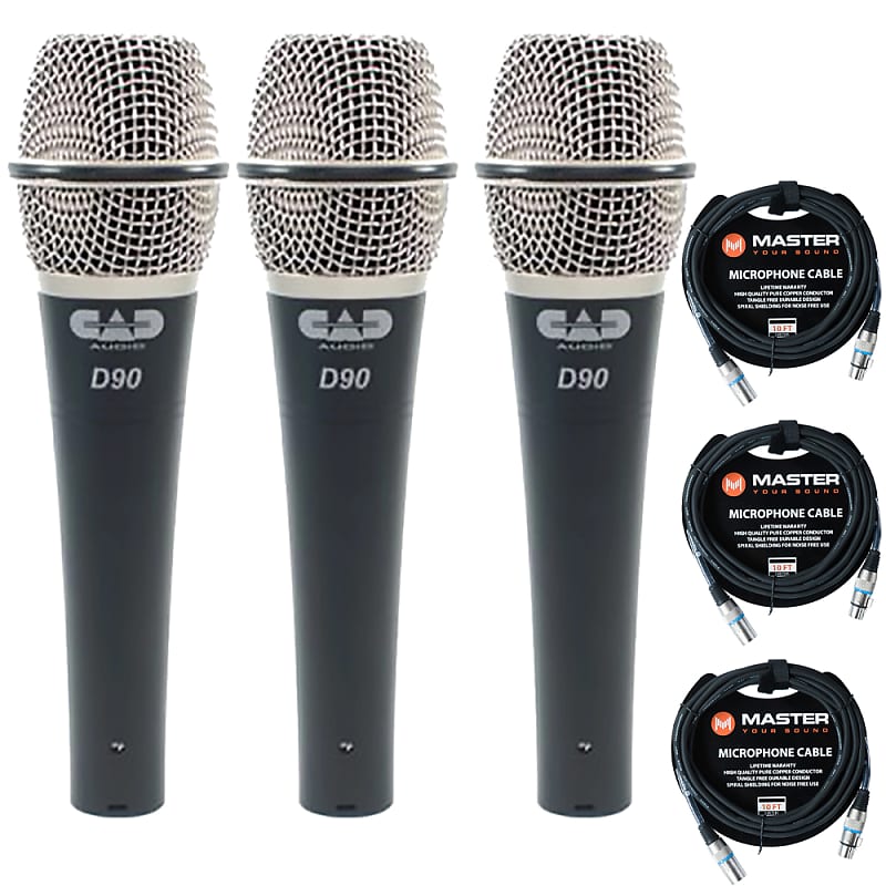 Комплект микрофонов CAD CADA-D90-KIT-3 eh002 микрофон динамический soundking