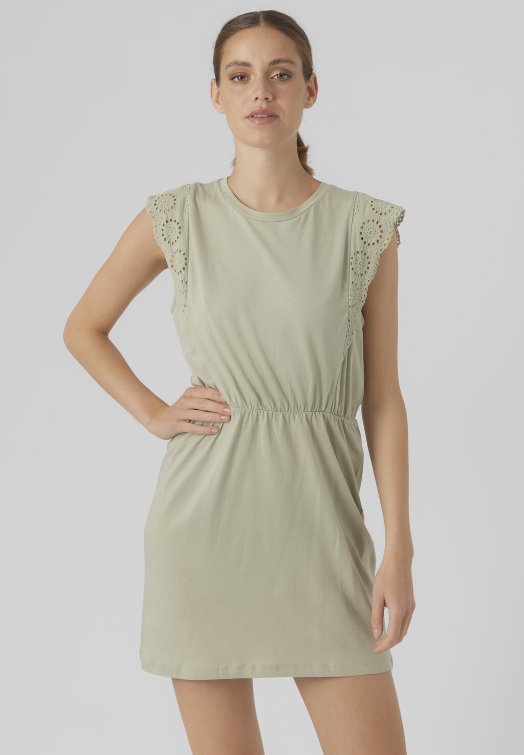 

Летнее платье Vero Moda, оливковый, Зеленый