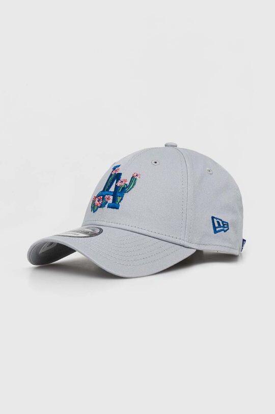 

Хлопковая бейсболка New Era, серый