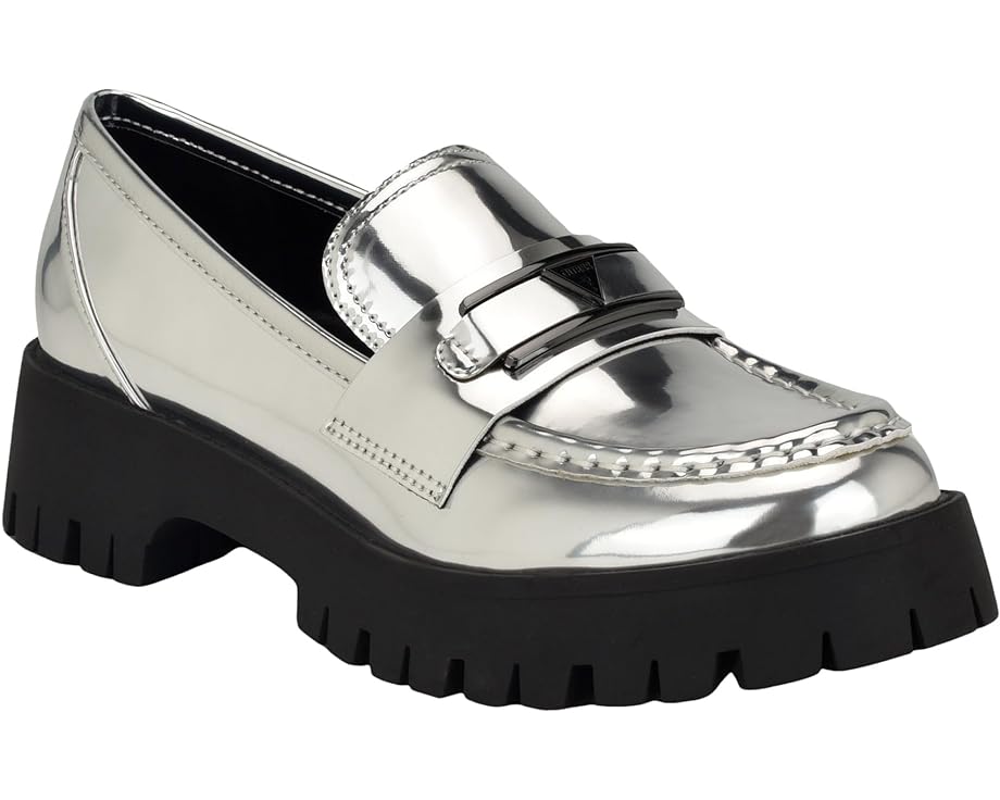 Лоферы GUESS Tracers, цвет Silver Mirror Metallic лоферы guess tracers цвет silver mirror metallic