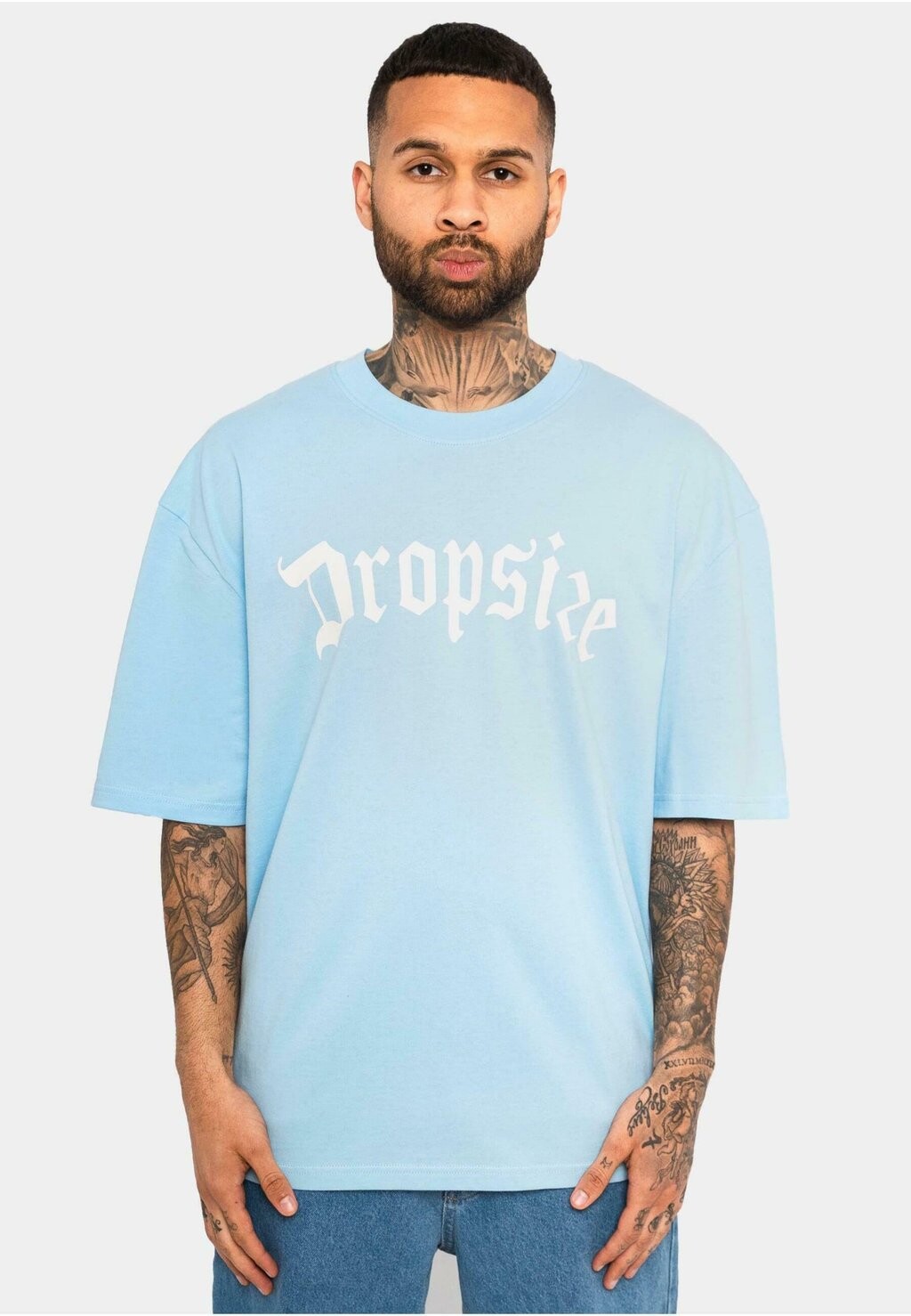 

Футболка с принтом LOGO Dropsize, цвет babyblue